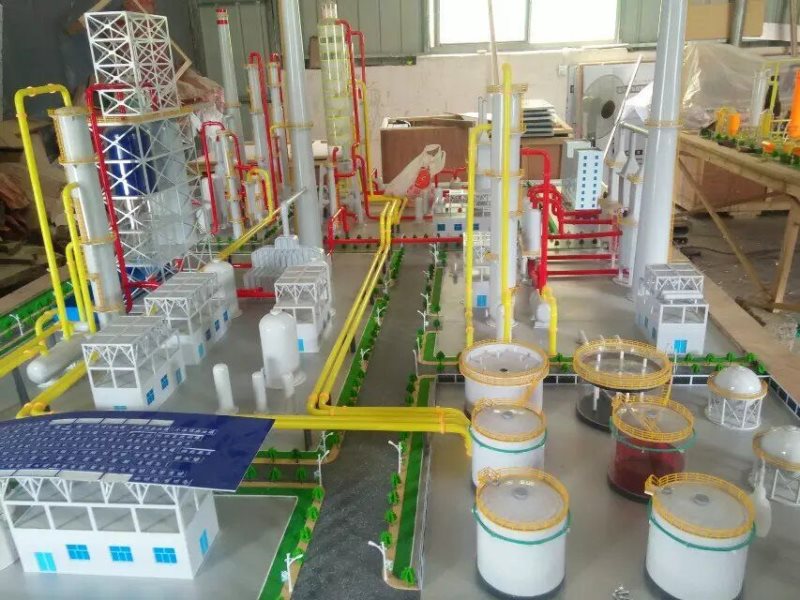炼油装置模型