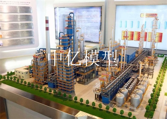 炼油厂沙盘模型